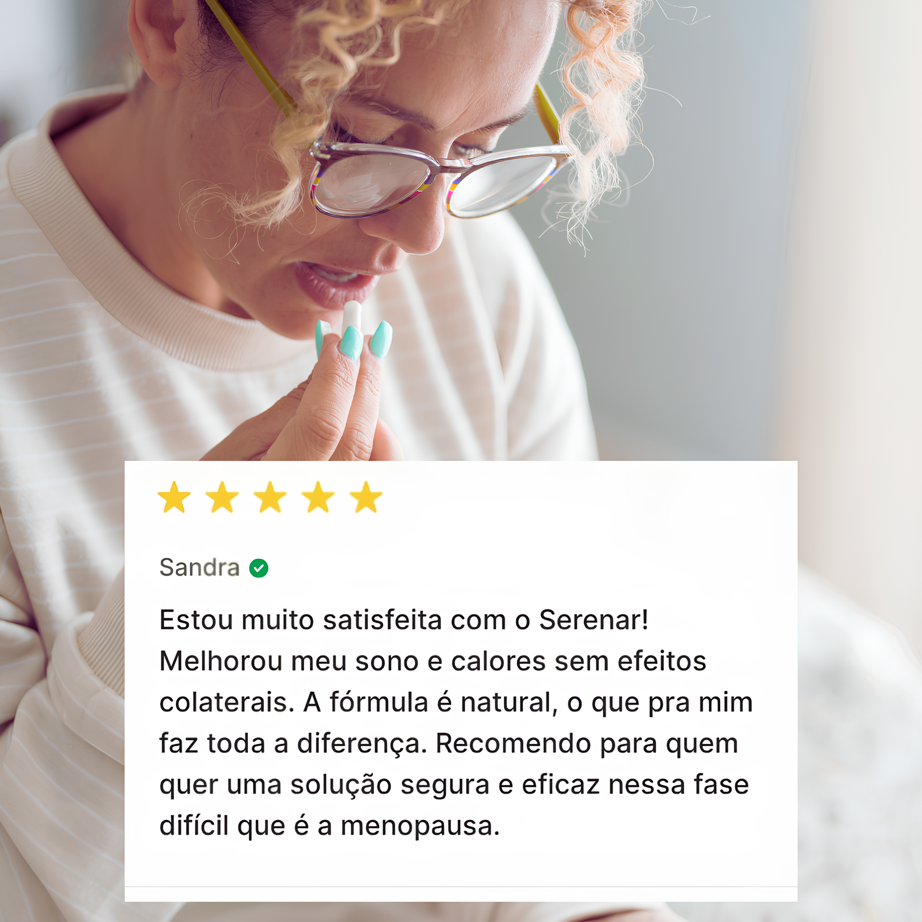 Serenar - 6 Meses de Tratamento Menopausa + Nécessaire