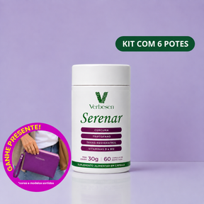 Serenar - 6 Meses de Tratamento Menopausa + Nécessaire