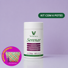 Serenar - 6 Meses de Tratamento Menopausa + Nécessaire