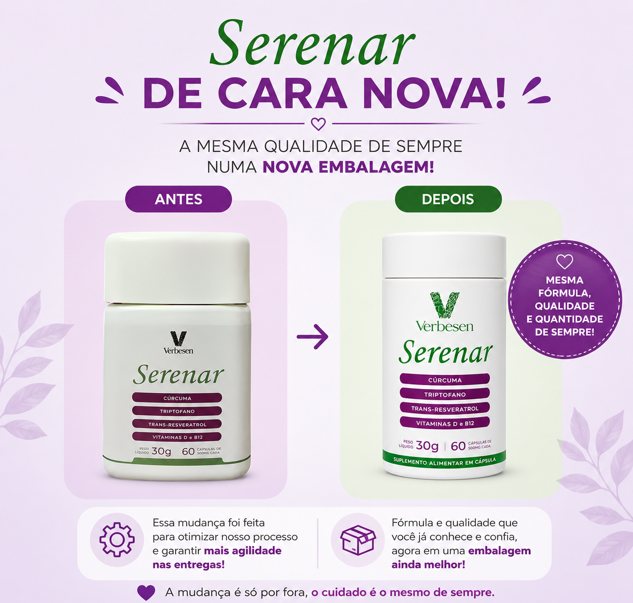 Serenar - 6 Meses de Tratamento Menopausa + Nécessaire